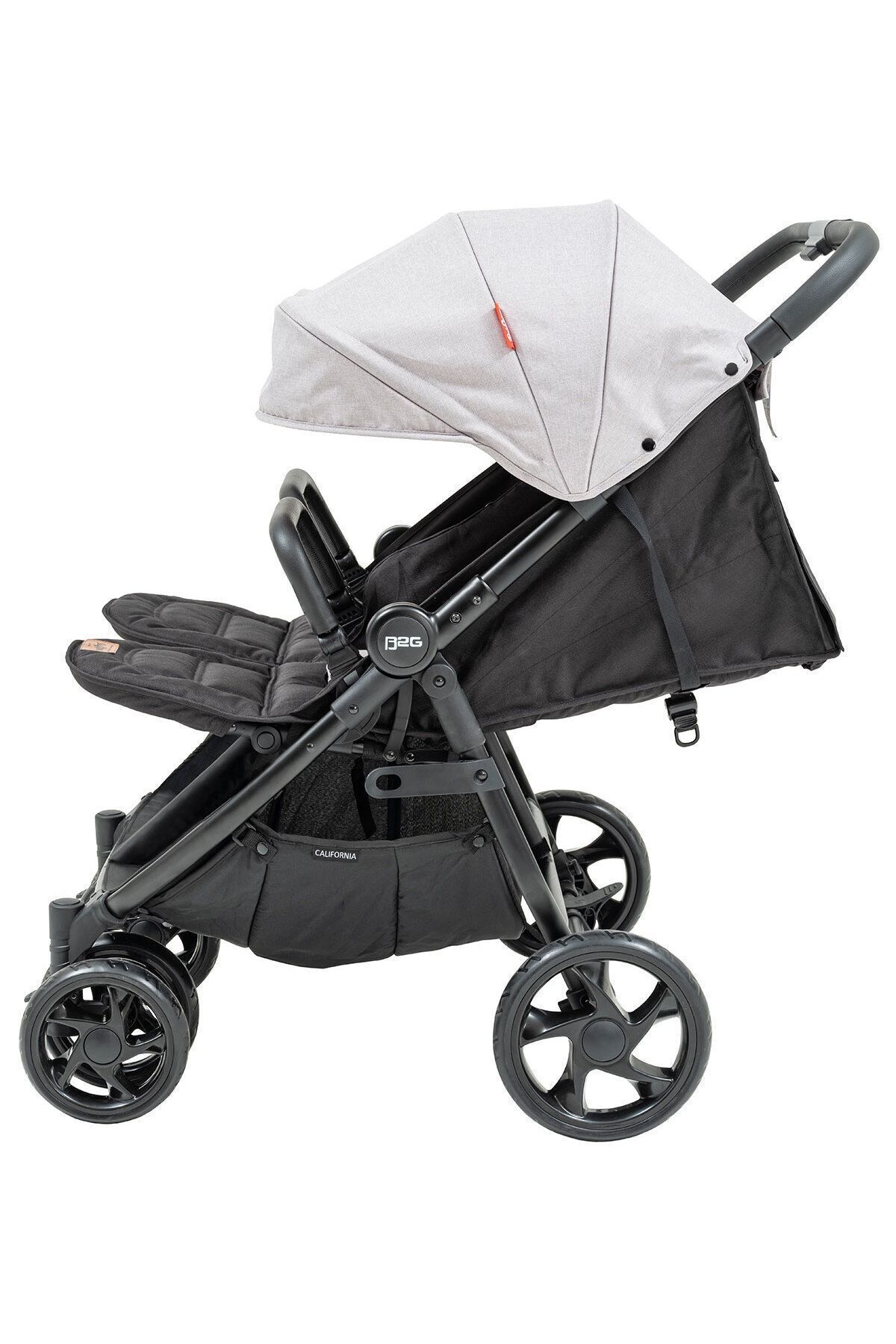 Baby2Go%20California%20Ikiz%20Bebek%20Arabası%20Siyah